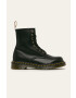 Dr. Martens bocanci Vegan 1460 femei culoarea negru cu toc plat - Pled.ro