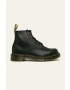 Dr. Martens botine Vegan 101 femei culoarea negru cu toc plat 23984001-Black - Pled.ro