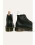 Dr. Martens botine Vegan 101 femei culoarea negru cu toc plat 23984001-Black - Pled.ro