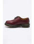 Dr. Martens pantofi de piele femei culoarea bordo cu toc plat 11838600.D-Cherry.Red - Pled.ro