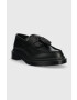 Dr. Martens mocasini de piele Adrian Mono femei culoarea negru cu toc plat DM30637001 - Pled.ro