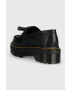 Dr. Martens mocasini de piele Adrian Quad femei culoarea negru cu platforma DM27989001 - Pled.ro