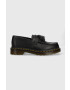 Dr. Martens mocasini Vegan Adrian femei culoarea negru cu toc plat DM30744001 - Pled.ro