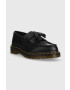 Dr. Martens mocasini Vegan Adrian femei culoarea negru cu toc plat DM30744001 - Pled.ro