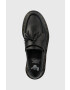 Dr. Martens mocasini Vegan Adrian femei culoarea negru cu toc plat DM30744001 - Pled.ro