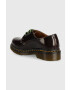 Dr. Martens pantofi de piele 1461 Arcadia X The Clash femei culoarea bordo cu platforma DM28001600-Burgundy - Pled.ro