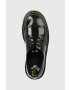 Dr. Martens pantofi de piele 1461 Quad Tc femei culoarea negru cu toc plat - Pled.ro