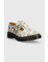 Dr. Martens pantofi de piele 8065 femei culoarea bej cu toc plat DM30793292 DM30793292-Parchment - Pled.ro