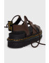 Dr. Martens sandale de piele femei culoarea maro cu platforma - Pled.ro