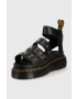 Dr. Martens sandale de piele femei culoarea negru cu platforma - Pled.ro