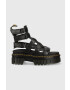 Dr. Martens sandale de piele Ricki Gladiator femei culoarea negru cu platforma DM27402001.Ricki.Gladi-Blck.Nap.L - Pled.ro