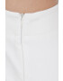 Drykorn pantaloni femei culoarea alb mulata high waist - Pled.ro