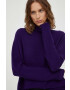 Drykorn pulover de lana femei culoarea violet light cu turtleneck - Pled.ro