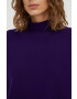 Drykorn pulover de lana femei culoarea violet light cu turtleneck - Pled.ro