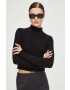 Drykorn pulover de lana femei culoarea negru cu turtleneck - Pled.ro