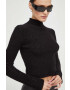 Drykorn pulover de lana femei culoarea negru cu turtleneck - Pled.ro