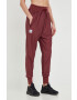 Eivy pantaloni de trening femei culoarea bordo cu imprimeu - Pled.ro