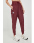 Eivy pantaloni de trening Icecold femei culoarea bordo cu imprimeu - Pled.ro