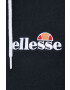 Ellesse bluză femei culoarea negru cu glugă cu imprimeu SGS08848-011 - Pled.ro