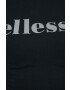 Ellesse longsleeve femei culoarea negru cu guler - Pled.ro