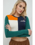 Ellesse longsleeve femei culoarea verde - Pled.ro