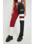 Ellesse pantaloni de trening femei culoarea bordo modelator - Pled.ro