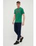 Ellesse tricou din bumbac culoarea verde cu imprimeu - Pled.ro