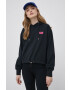 Fila bluza femei culoarea negru neted - Pled.ro