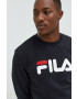 Fila bluza culoarea negru cu imprimeu - Pled.ro