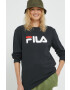 Fila bluza culoarea negru cu imprimeu - Pled.ro