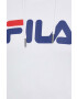 Fila bluza culoarea alb cu glugă cu imprimeu - Pled.ro