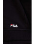 Fila bluza culoarea negru cu glugă cu imprimeu - Pled.ro