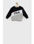 Fila bluza copii culoarea negru cu imprimeu - Pled.ro