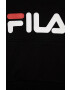 Fila bluza copii culoarea negru cu glugă cu imprimeu - Pled.ro