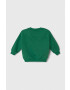 Fila bluza TETTAU crew neck culoarea verde cu imprimeu - Pled.ro