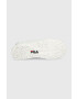 Fila bocanci de piele Grunge Ii L culoarea alb cu platforma - Pled.ro