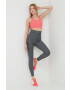 Fila leggins de antrenament Cervia femei culoarea gri neted - Pled.ro