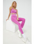 Fila leggins de antrenament Radom femei culoarea violet neted - Pled.ro