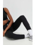 Fila leggins de antrenament Raga culoarea negru neted - Pled.ro