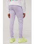 Fila pantaloni culoarea violet cu imprimeu - Pled.ro