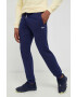 Fila pantaloni de trening culoarea albastru marin neted - Pled.ro