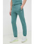 Fila pantaloni de trening culoarea verde neted - Pled.ro