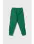 Fila pantaloni de trening pentru copii THALHEIM sweat pants culoarea verde cu imprimeu - Pled.ro