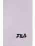 Fila pantaloni scurti femei culoarea violet neted high waist - Pled.ro