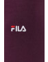 Fila pantaloni scurti femei culoarea negru cu imprimeu high waist - Pled.ro