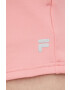 Fila pantaloni scurti femei culoarea roz neted high waist - Pled.ro