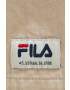 Fila pantaloni scurti din bumbac culoarea bej neted high waist - Pled.ro