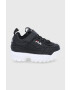 Fila pantofi copii culoarea negru - Pled.ro