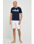 Fila pijama barbati culoarea albastru marin cu imprimeu - Pled.ro