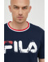 Fila pijama barbati culoarea albastru marin cu imprimeu - Pled.ro